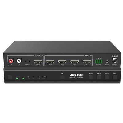4K60 4x1 多畫面無(wú)縫超高清視頻切換器